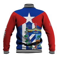 (Custom Personalised) Cuba Simple Coat Of Arms Baseball Jacket LT9 - Wonder Print Shop