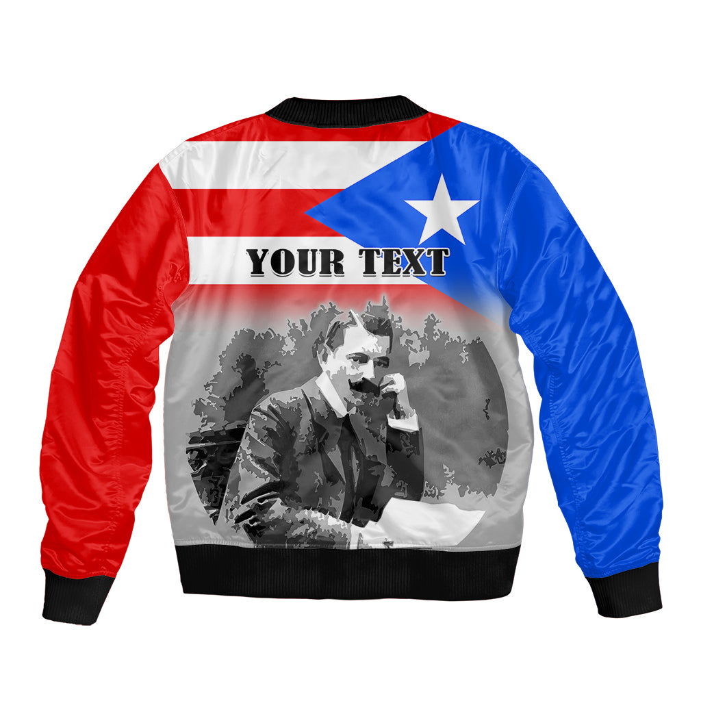 (Custom Personalised) Puerto Rico Bomber Jacket Happy Jose de Diego Day - Wonder Print Shop