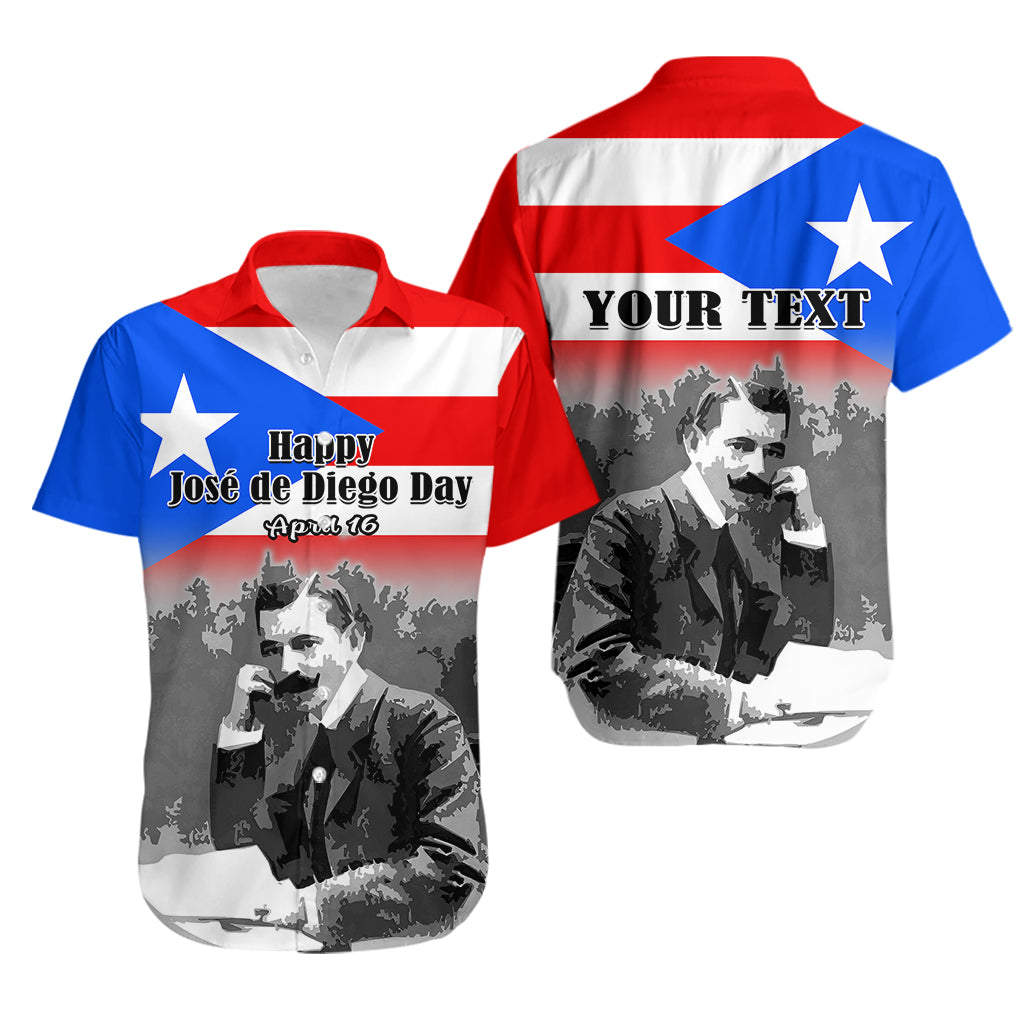 (Custom Personalised) Puerto Rico Hawaiian Shirt Happy Jose de Diego Day - Wonder Print Shop