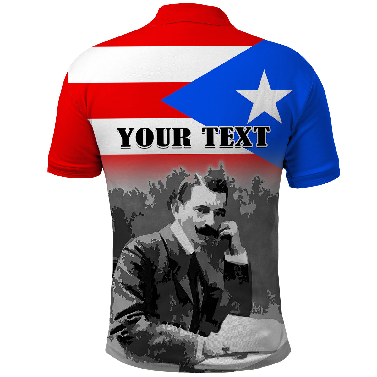 Custom Puerto Rico Polo Shirt Happy Jose de Diego Day - Wonder Print Shop