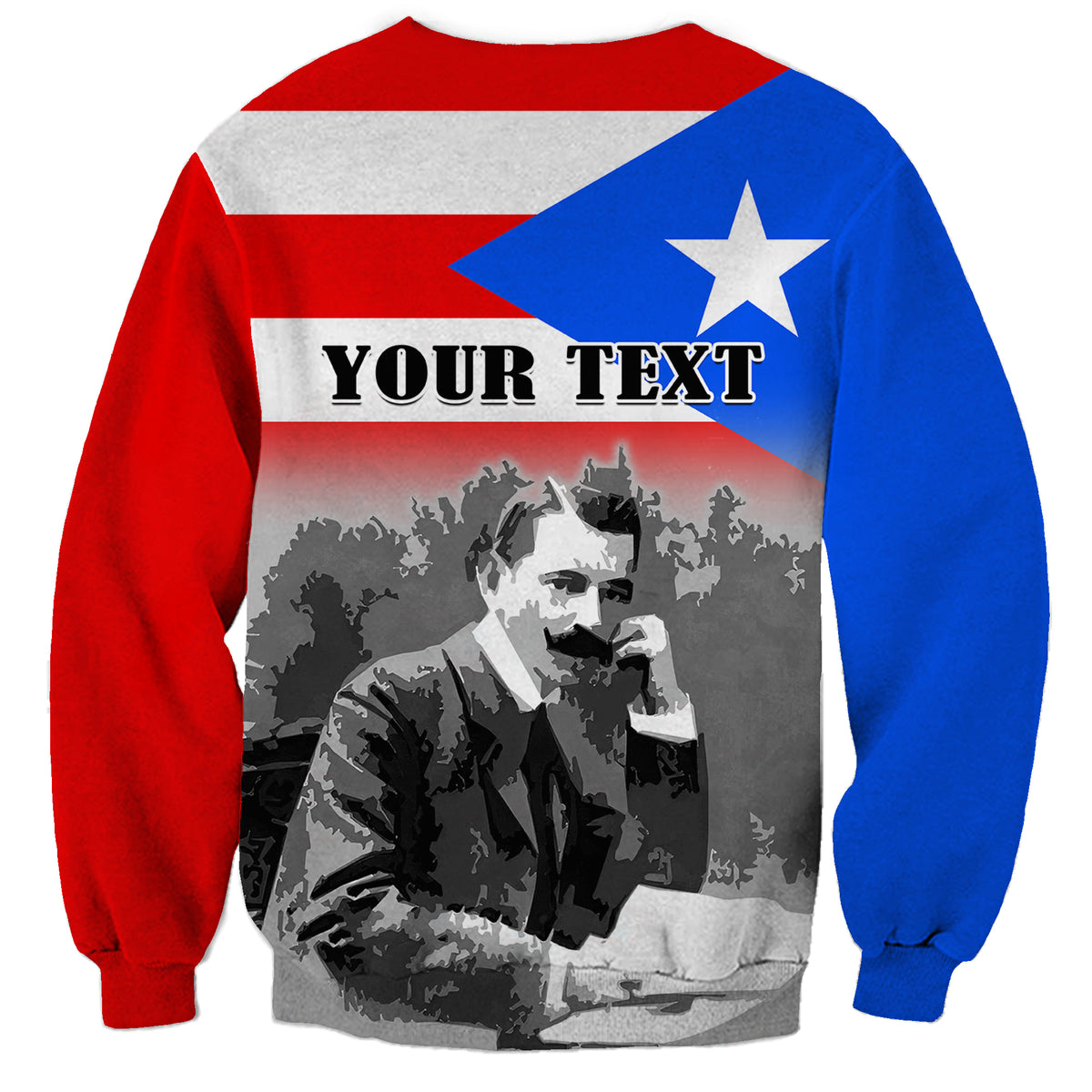 (Custom Personalised) Puerto Rico Sweatshirt Happy Jose de Diego Day - Wonder Print Shop