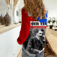 (Custom Personalised) Puerto Rico Women Casual Shirt Happy Jose de Diego Day - Wonder Print Shop