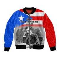 Puerto Rico Bomber Jacket Happy Jose de Diego Day - Wonder Print Shop