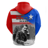 Puerto Rico Hoodie Happy Jose de Diego Day - Wonder Print Shop