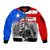 Puerto Rico Sleeve Zip Bomber Jacket Happy Jose de Diego Day - Wonder Print Shop