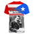 Puerto Rico Women V Neck T Shirt Happy Jose de Diego Day - Wonder Print Shop