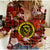 (Custom Personalised) Hawaii State Women Casual Shirt Tropical Flowers Mix Tartan Red Version - Wonder Print Shop