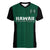 (Custom Text And Number) Hawaii Volleyball Women V Neck T Shirt Hawaiian Kakau Green Style - Wonder Print Shop