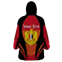 (Custom Personalised) Syria Evacuation Day Wearable Blanket Hoodie Coat Of Arms - Wonder Print Shop