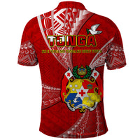 Tonga Polo Shirt Happy 53rd Independence Anniversary Tongan Pattern - Wonder Print Shop