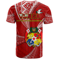 Tonga T Shirt Happy 53rd Independence Anniversary Tongan Pattern - Wonder Print Shop