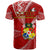 Tonga T Shirt Happy 53rd Independence Anniversary Tongan Pattern - Wonder Print Shop