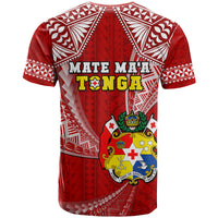Tonga Rugby T Shirt Mate Maa Tonga Pacific Tongan Ngatu - Wonder Print Shop