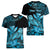 (Custom Personalised) Hawaii Monk Seal Women V Neck T Shirt Polynesian Kakau With Kanaka Turquoise - Wonder Print Shop