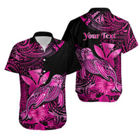 (Custom Personalised) Hawaii Monk Seal Hawaiian Shirt Polynesian Kakau With Kanaka Pink - Wonder Print Shop