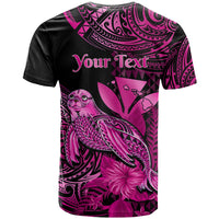 Custom Hawaii Monk Seal T Shirt Polynesian Kakau With Kanaka Pink - Wonder Print Shop