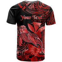 Custom Hawaii Monk Seal T Shirt Polynesian Kakau With Kanaka Red - Wonder Print Shop