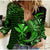 (Custom Personalised) Hawaii Hammerhead Shark Women Casual Shirt Polynesian Kakau With Kanaka Green - Wonder Print Shop