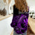 (Custom Personalised) Hawaii Hammerhead Shark Women Casual Shirt Polynesian Kakau With Kanaka Purple - Wonder Print Shop