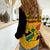 South Africa Women Casual Shirt African Pattern Happy Freedom Day Yellow Version - Wonder Print Shop