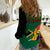 South Africa Women Casual Shirt African Pattern Happy Freedom Day Green Version - Wonder Print Shop