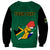 (Custom Personalised) South Africa Sweatshirt African Pattern Happy Freedom Day Green Version - Wonder Print Shop