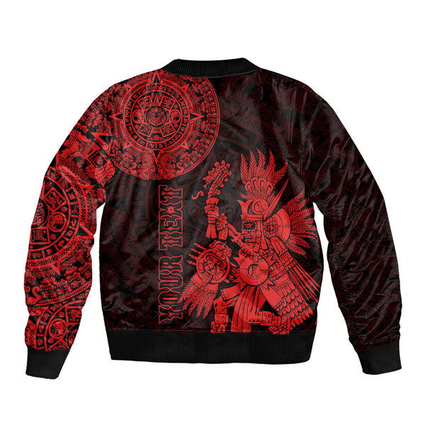 Neon Multicolor Ethic Aztec Doodle Print Women's Bomber Jacket