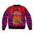 Papua New Guinea Bomber Jacket Central Province Mix Coat Of Arms Polynesian Art - Wonder Print Shop