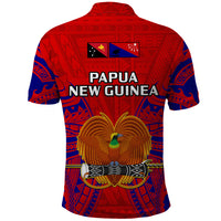 Papua New Guinea Polo Shirt Central Province Mix Coat Of Arms Polynesian Art - Wonder Print Shop