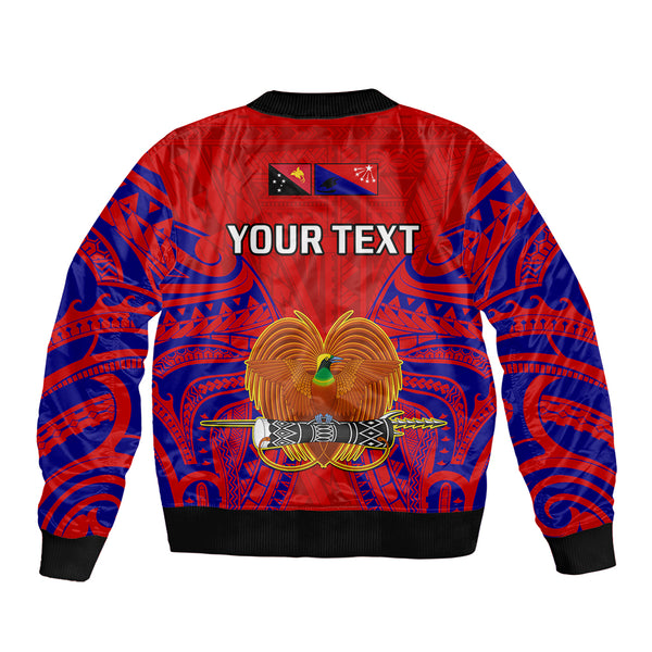 (Custom Personalised) Papua New Guinea Off Shoulder Sweater Manus Province Mix Coat Of Arms Polynesian Art LT14