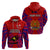 Custom Papua New Guinea Hoodie Central Province Mix Coat Of Arms Polynesian Art - Wonder Print Shop