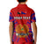 Custom Papua New Guinea Polo Shirt for Kid Central Province Mix Coat Of Arms Polynesian Art - Wonder Print Shop