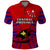 Custom Papua New Guinea Polo Shirt Central Province Mix Coat Of Arms Polynesian Art - Wonder Print Shop