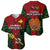 Papua New Guinea Baseball Jersey Chimbu Province Mix Coat Of Arms Polynesian Art - Wonder Print Shop
