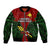 Papua New Guinea Bomber Jacket Chimbu Province Mix Coat Of Arms Polynesian Art - Wonder Print Shop