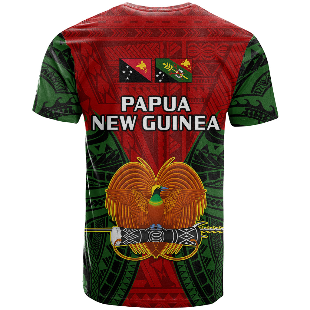 Papua New Guinea T Shirt Chimbu Province Mix Coat Of Arms Polynesian Art - Wonder Print Shop