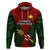 Custom Papua New Guinea Hoodie Chimbu Province Mix Coat Of Arms Polynesian Art - Wonder Print Shop