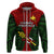 Custom Papua New Guinea Hoodie Chimbu Province Mix Coat Of Arms Polynesian Art - Wonder Print Shop