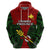 Custom Papua New Guinea Hoodie Chimbu Province Mix Coat Of Arms Polynesian Art - Wonder Print Shop