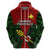 Custom Papua New Guinea Hoodie Chimbu Province Mix Coat Of Arms Polynesian Art - Wonder Print Shop
