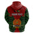 Custom Papua New Guinea Hoodie Chimbu Province Mix Coat Of Arms Polynesian Art - Wonder Print Shop