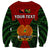 (Custom Personalised) Papua New Guinea Sweatshirt Chimbu Province Mix Coat Of Arms Polynesian Art - Wonder Print Shop