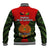 Papua New Guinea Baseball Jacket Eastern Highlands Province Mix Coat Of Arms Polynesian Art - Wonder Print Shop