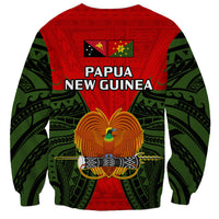 Papua New Guinea Sweatshirt Eastern Highlands Province Mix Coat Of Arms Polynesian Art - Wonder Print Shop