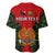 (Custom Personalised) Papua New Guinea Baseball Jersey Eastern Highlands Province Mix Coat Of Arms Polynesian Art - Wonder Print Shop