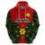 Custom Papua New Guinea Hoodie Eastern Highlands Province Mix Coat Of Arms Polynesian Art - Wonder Print Shop