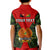 Custom Papua New Guinea Polo Shirt for Kid Eastern Highlands Province Mix Coat Of Arms Polynesian Art - Wonder Print Shop