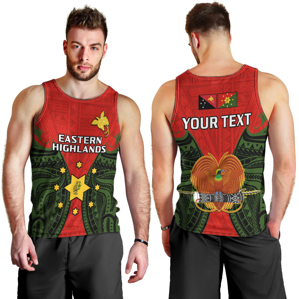custom-personalised-papua-new-guinea-men-tank-top-eastern-highlands-province-mix-coat-of-arms-polynesian-art