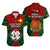 Papua New Guinea Hawaiian Shirt East New Britain Province Mix Coat Of Arms Polynesian Art - Wonder Print Shop
