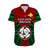 Papua New Guinea Hawaiian Shirt East New Britain Province Mix Coat Of Arms Polynesian Art - Wonder Print Shop